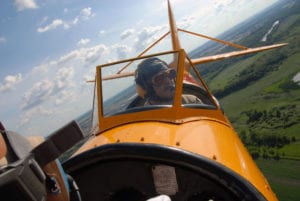 flightcom denali headset in flight